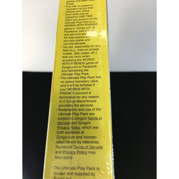 Zynga Words with Friends Classic Board Game by Hasbro - NEW! - Picture 13 of 15